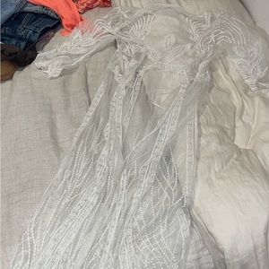 White lace cardigan / cover up